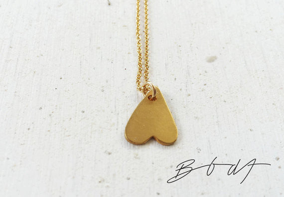 Pendant Love is... // Gold Plated