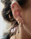 Helix hoop earring // Sterling Silver