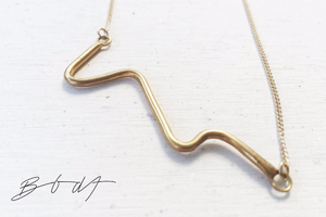 Necklace Wave // Gold Plated