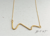 Necklace Wave // Gold Plated