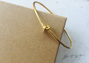 Bracelet Knot // Gold Plated