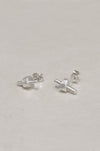 Mini Sculptural studs // Sterling silver