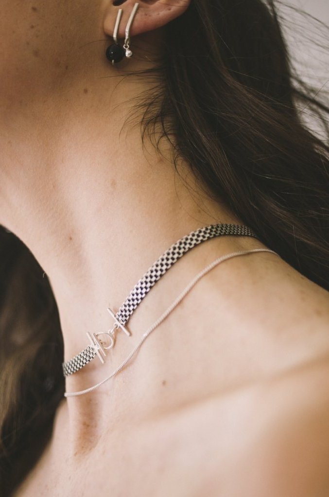 Choker necklace / Sterling silver