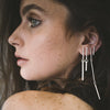 Long Bar stud earrings // Sterling silver