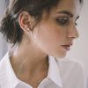 Tube Earrings // Sterling Silver