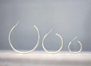Hoop Earrings // Sterling Silver