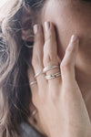 Stackable band ring // Sterling Silver