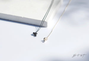 Small Ball & Chain  Necklace // Sterling Silver